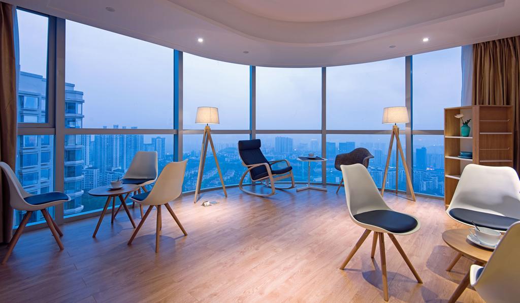 Shenton Palm Springs Chongqing Serviced Residence Eksteriør bilde